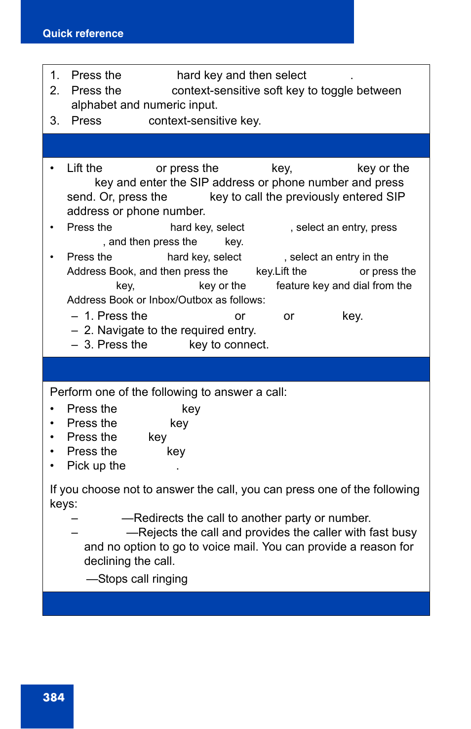 Avaya 1140E IP User Manual | Page 384 / 418