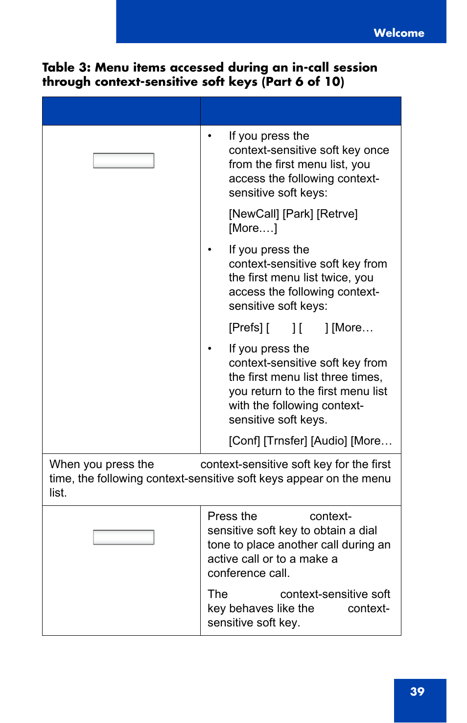 More, Newcall | Avaya 1140E IP User Manual | Page 39 / 418