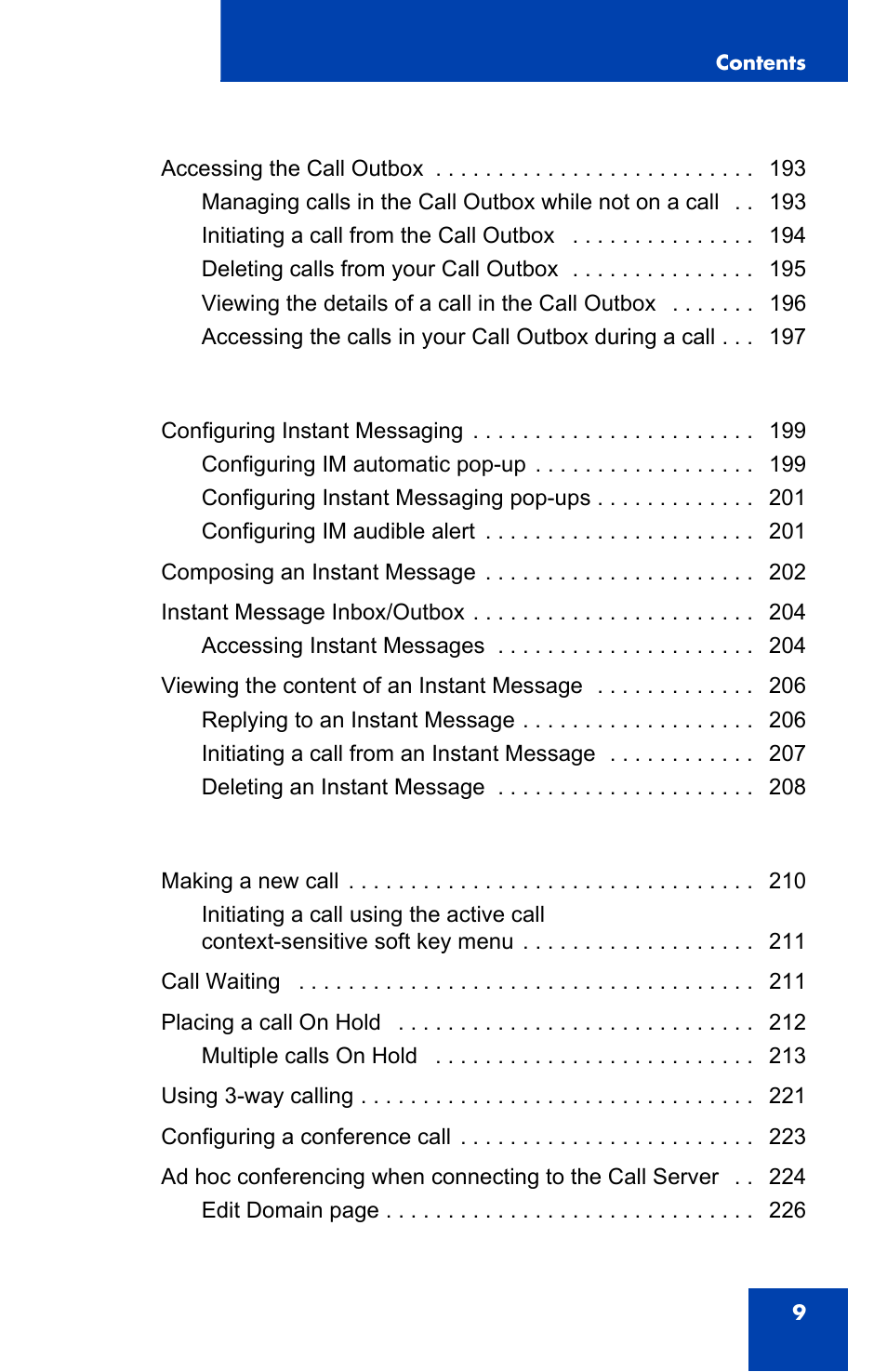 Avaya 1140E IP User Manual | Page 9 / 418