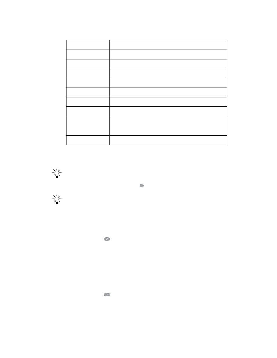 Displaying the user options menu, Ns menu (see | Avaya 1151B1 User Manual | Page 7 / 52