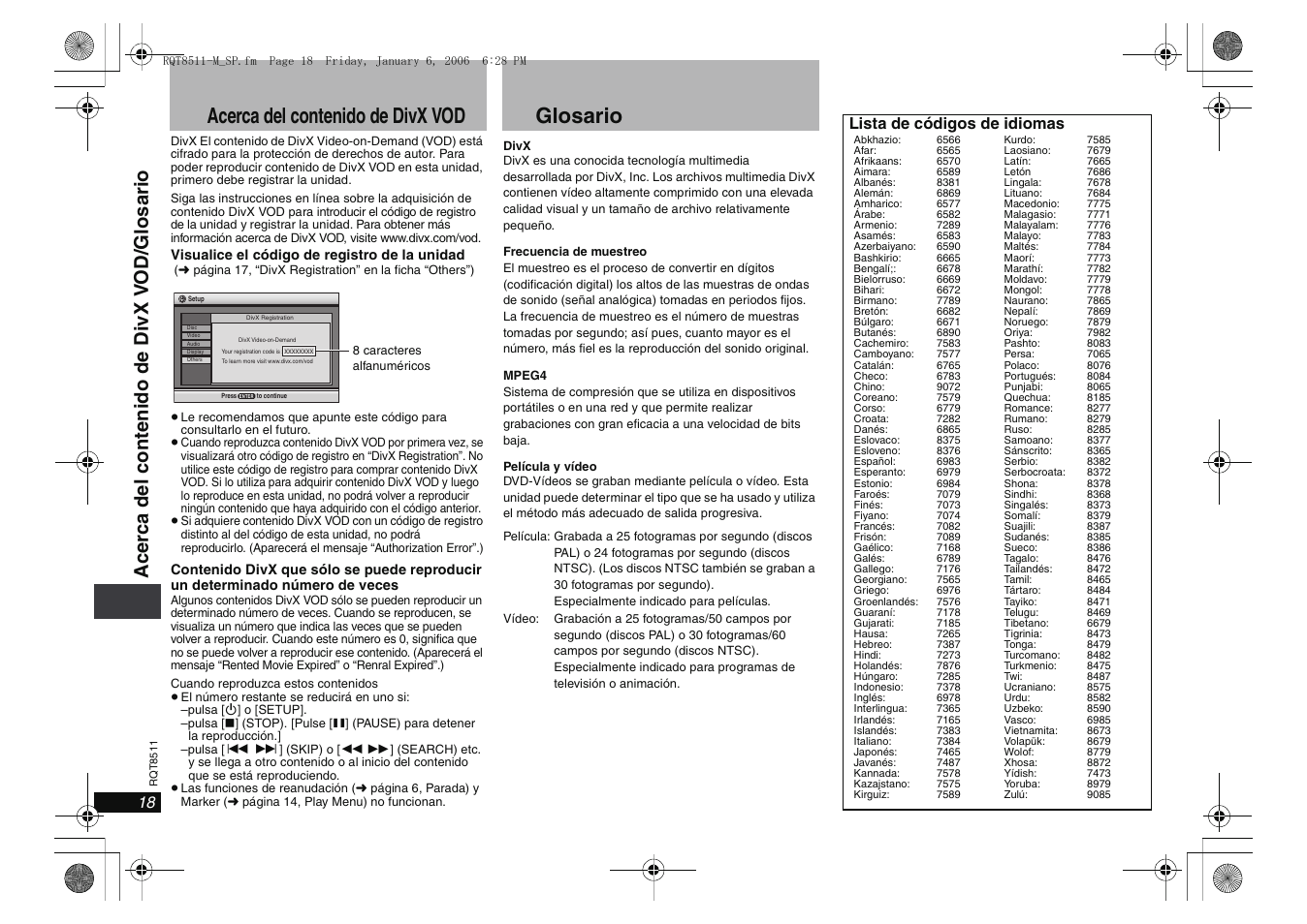 Panasonic DVDS42 User Manual | Page 18 / 24