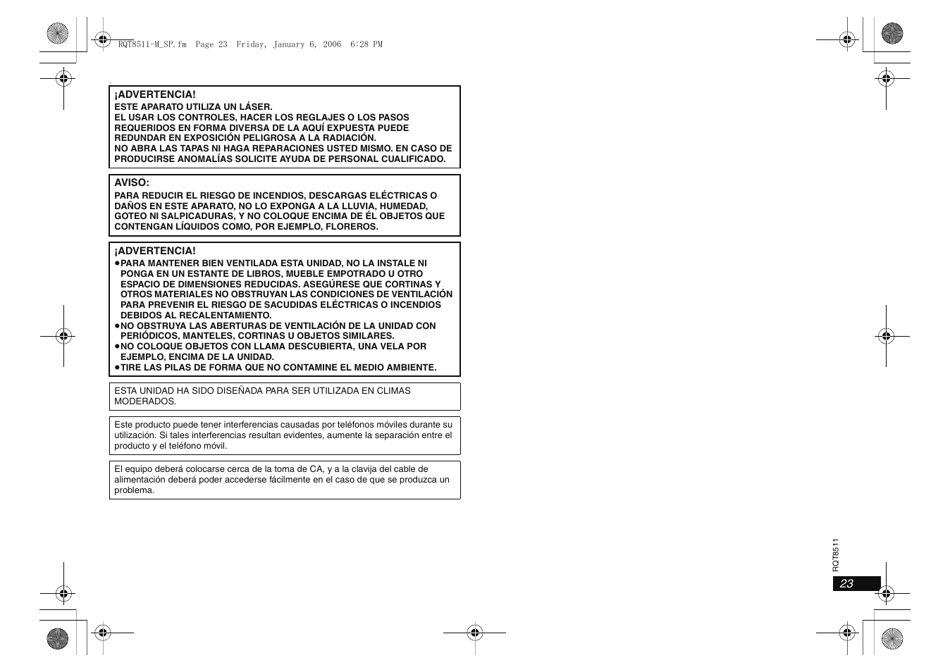 Panasonic DVDS42 User Manual | Page 23 / 24