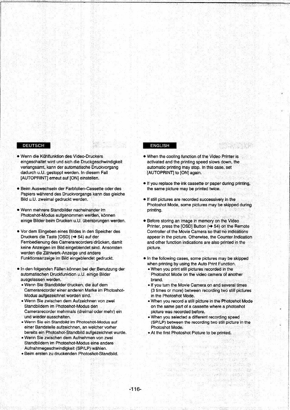 Panasonic NVDS5EG User Manual | Page 116 / 184