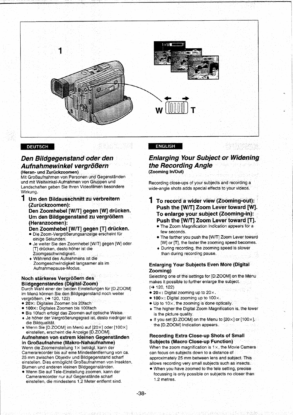 Panasonic NVDS5EG User Manual | Page 38 / 184