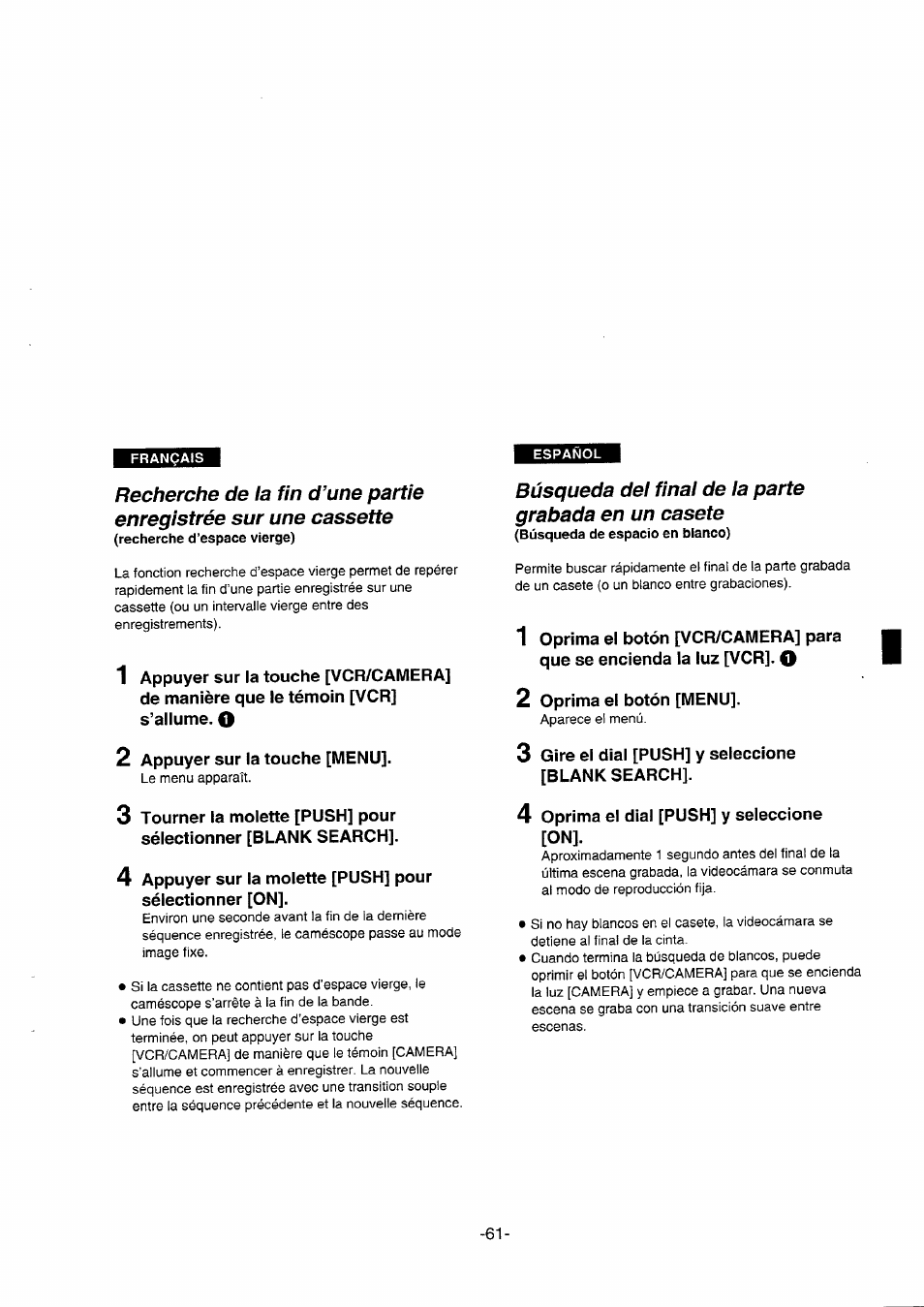 Panasonic NVDS5EG User Manual | Page 61 / 184