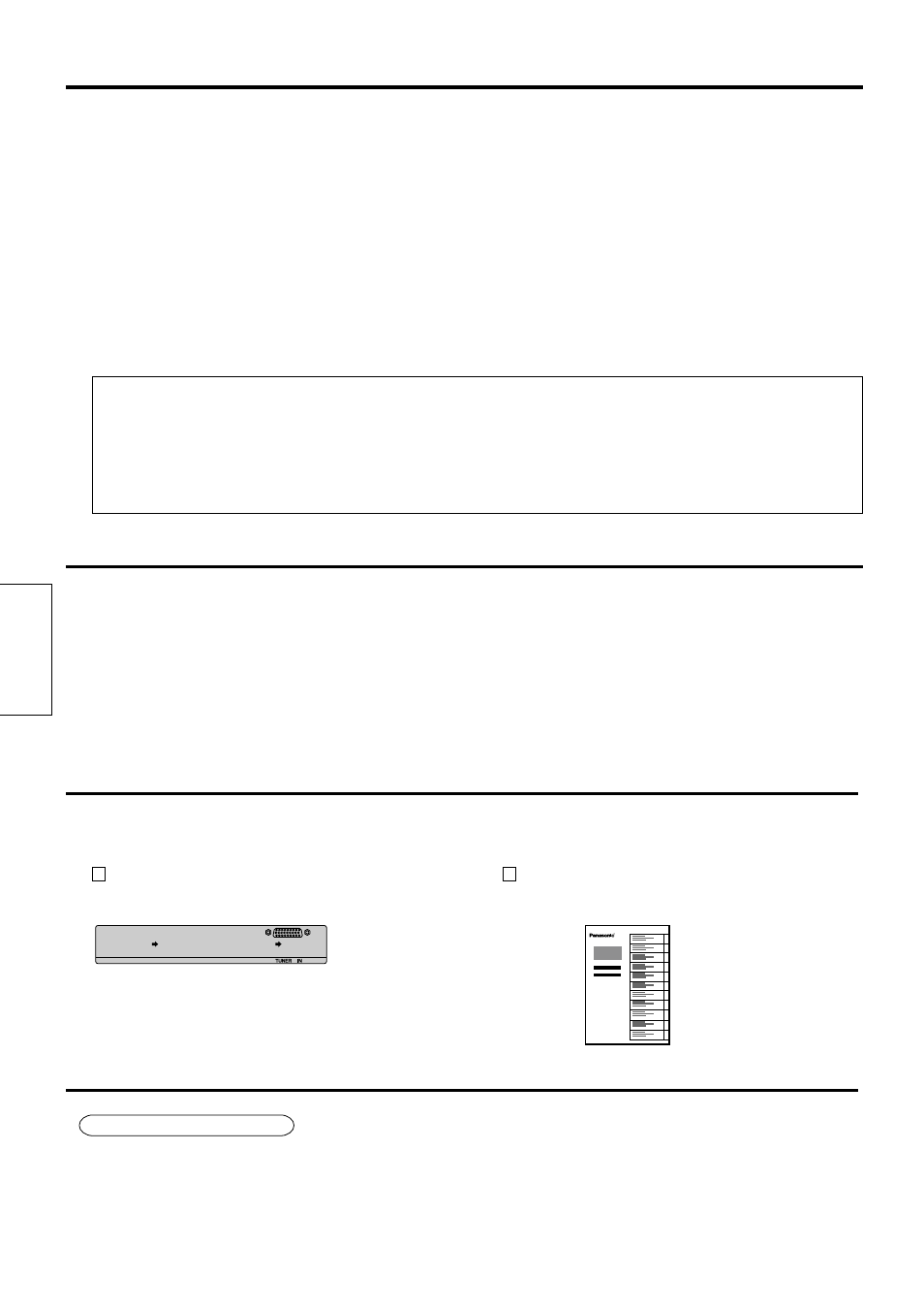 Precauzioni di sicurezza, Parti opzionali precauzioni per l'uso, Accessori | Da osservare strettamente) | Panasonic TY42TM5H User Manual | Page 12 / 24