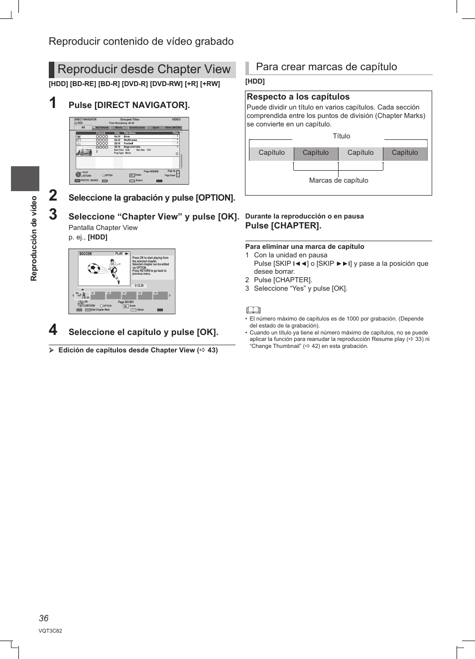 Panasonic DMRPWT500EC User Manual | Page 36 / 96