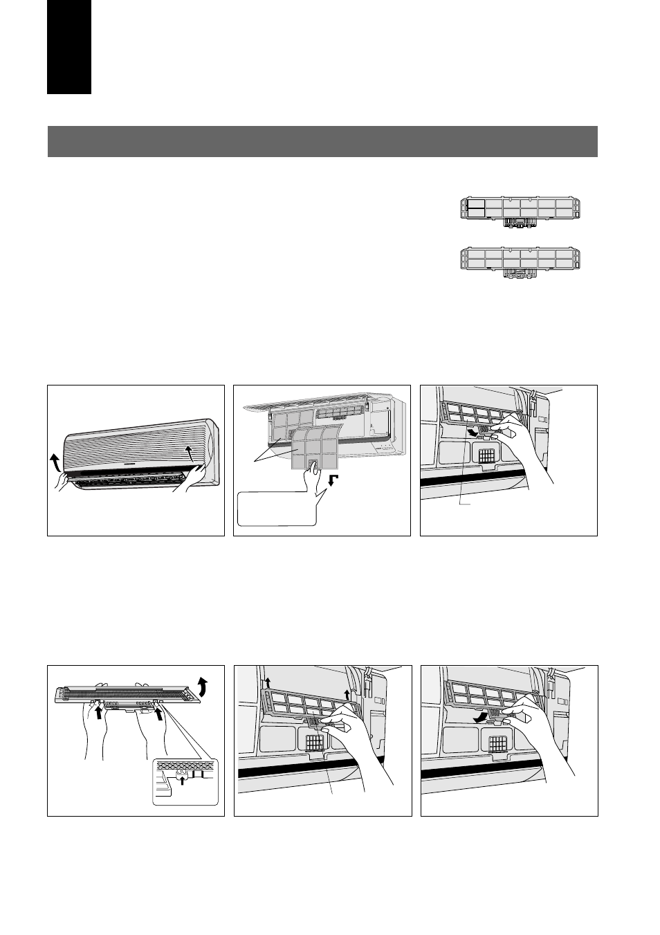 Soin et entretien, Remplacer les filtres purificateurs d’air | Panasonic CUG95KE User Manual | Page 100 / 239