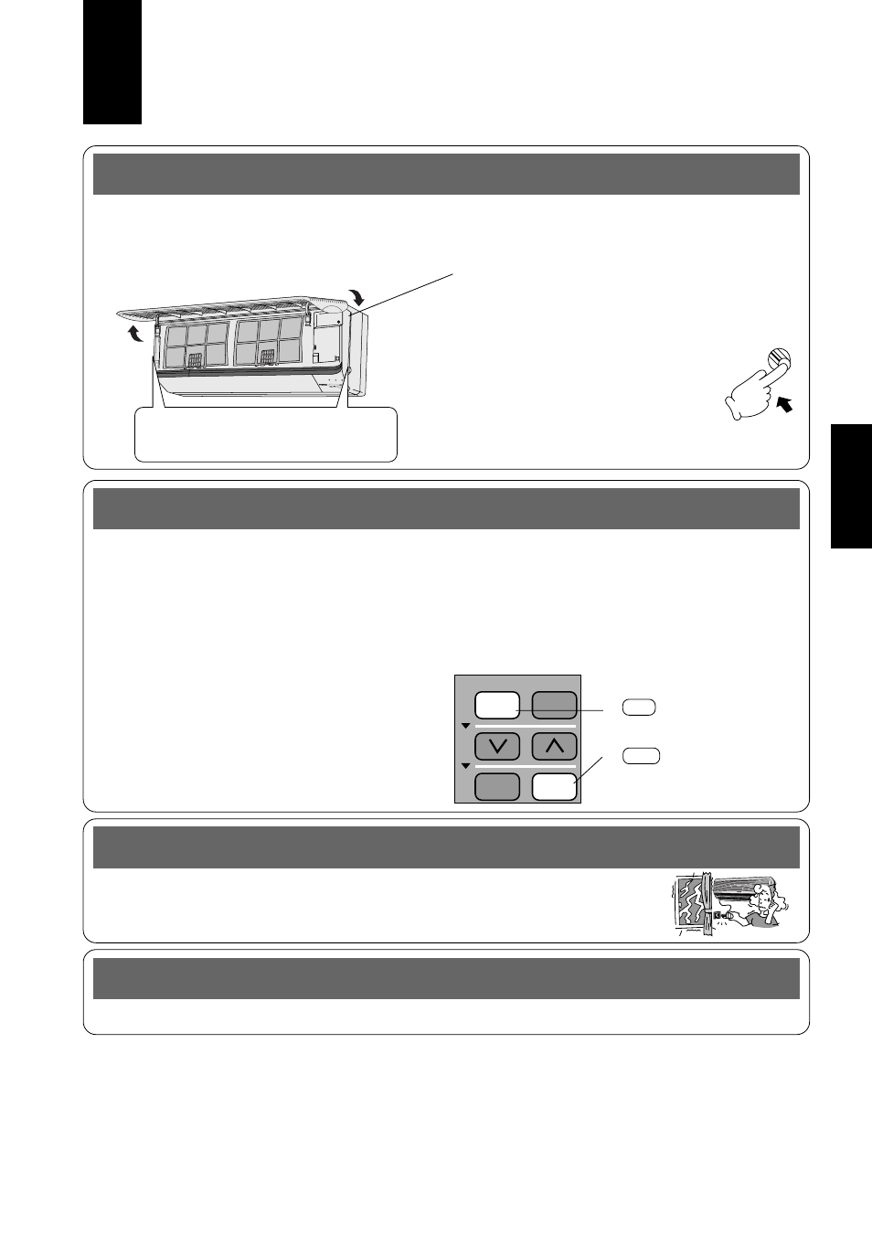 Information utile, La télécommande s’arrête de fonctionner, Variations du voltage | En cas de panne de courant, Tonnerre et éclairs | Panasonic CUG95KE User Manual | Page 105 / 239