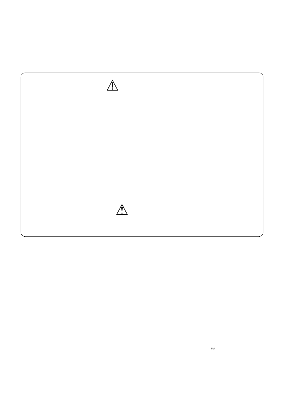 Avertissement, Attention, Important | Panasonic CUG95KE User Manual | Page 106 / 239