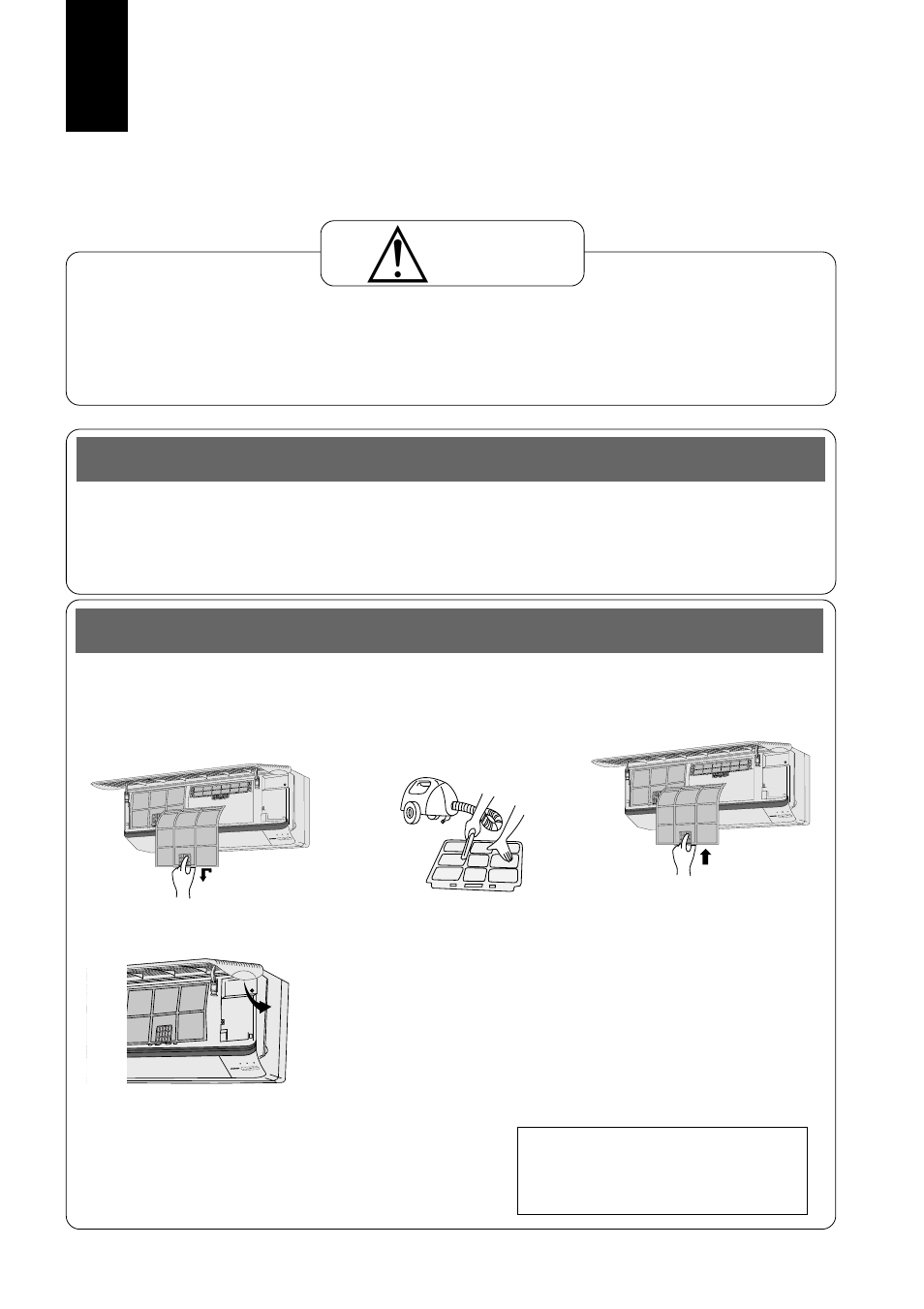 Verzorging en onderhoud, Pas op | Panasonic CUG95KE User Manual | Page 124 / 239