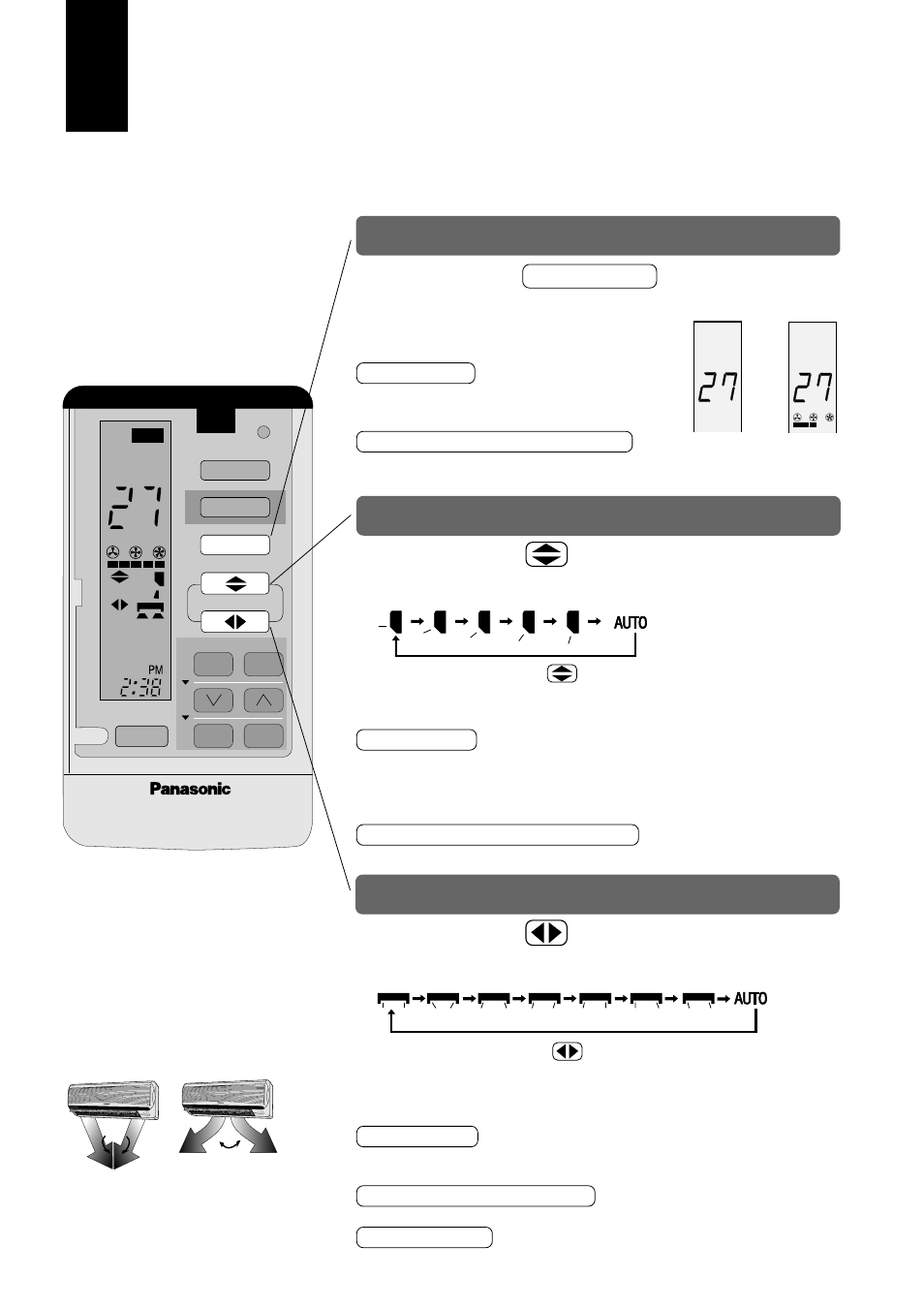 Premere il tasto, Sleep, Controllo automatico della velocità della ventola | Panasonic CUG95KE User Manual | Page 144 / 239