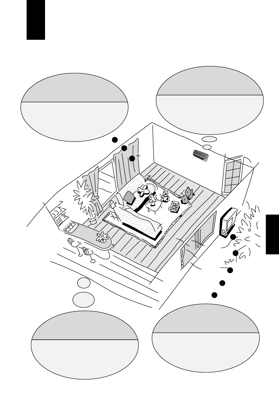 Consigli utili per il funzionamento, C’é qualcosa vicino all’unità esterna, Pulitura dei fitri | Panasonic CUG95KE User Manual | Page 149 / 239