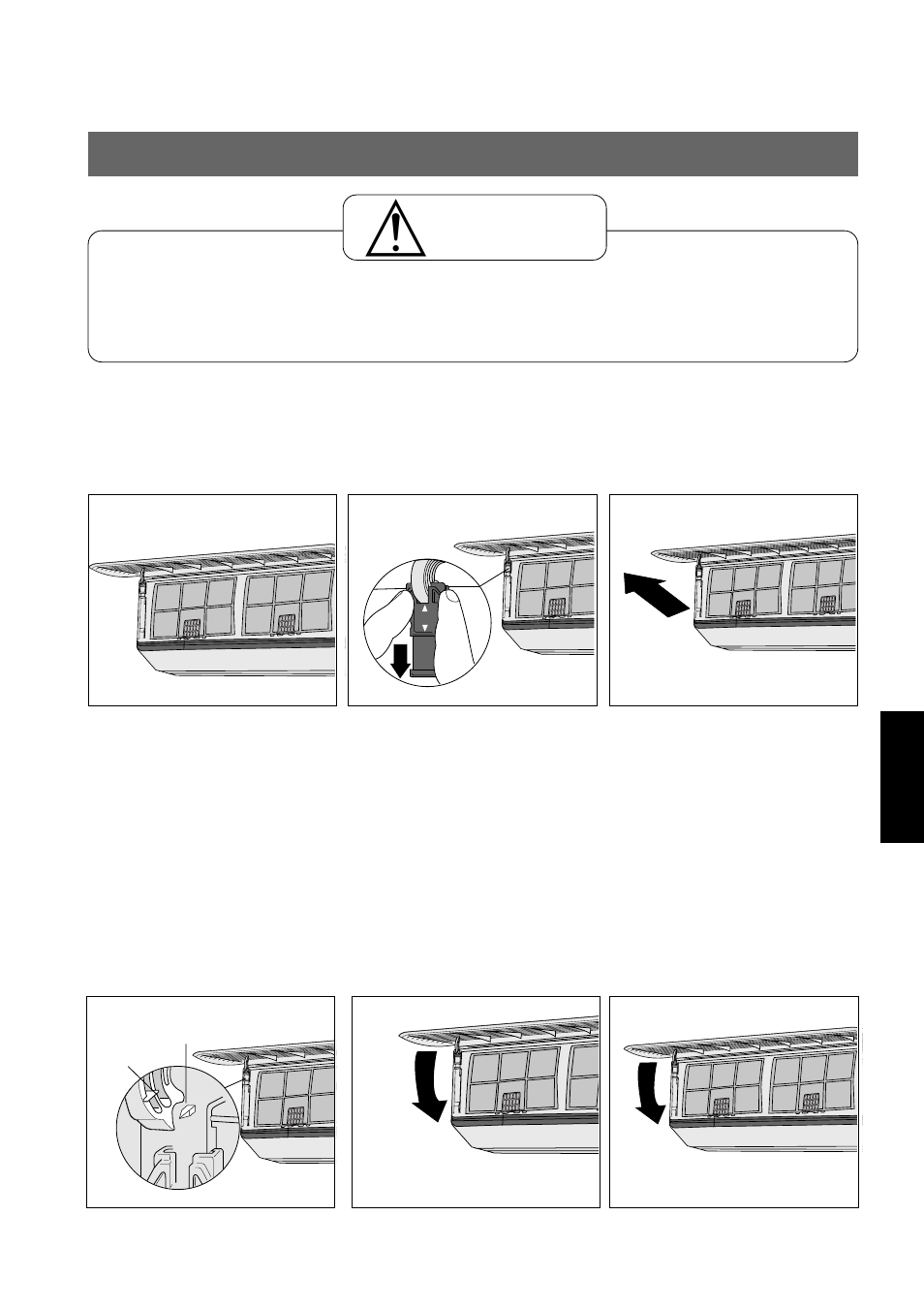 Attenzione | Panasonic CUG95KE User Manual | Page 151 / 239