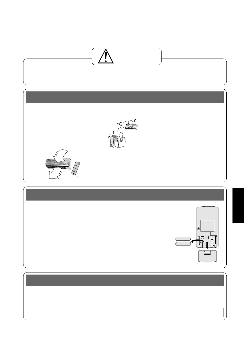 Raccomandazione, Attenzione controllo stagionale | Panasonic CUG95KE User Manual | Page 153 / 239