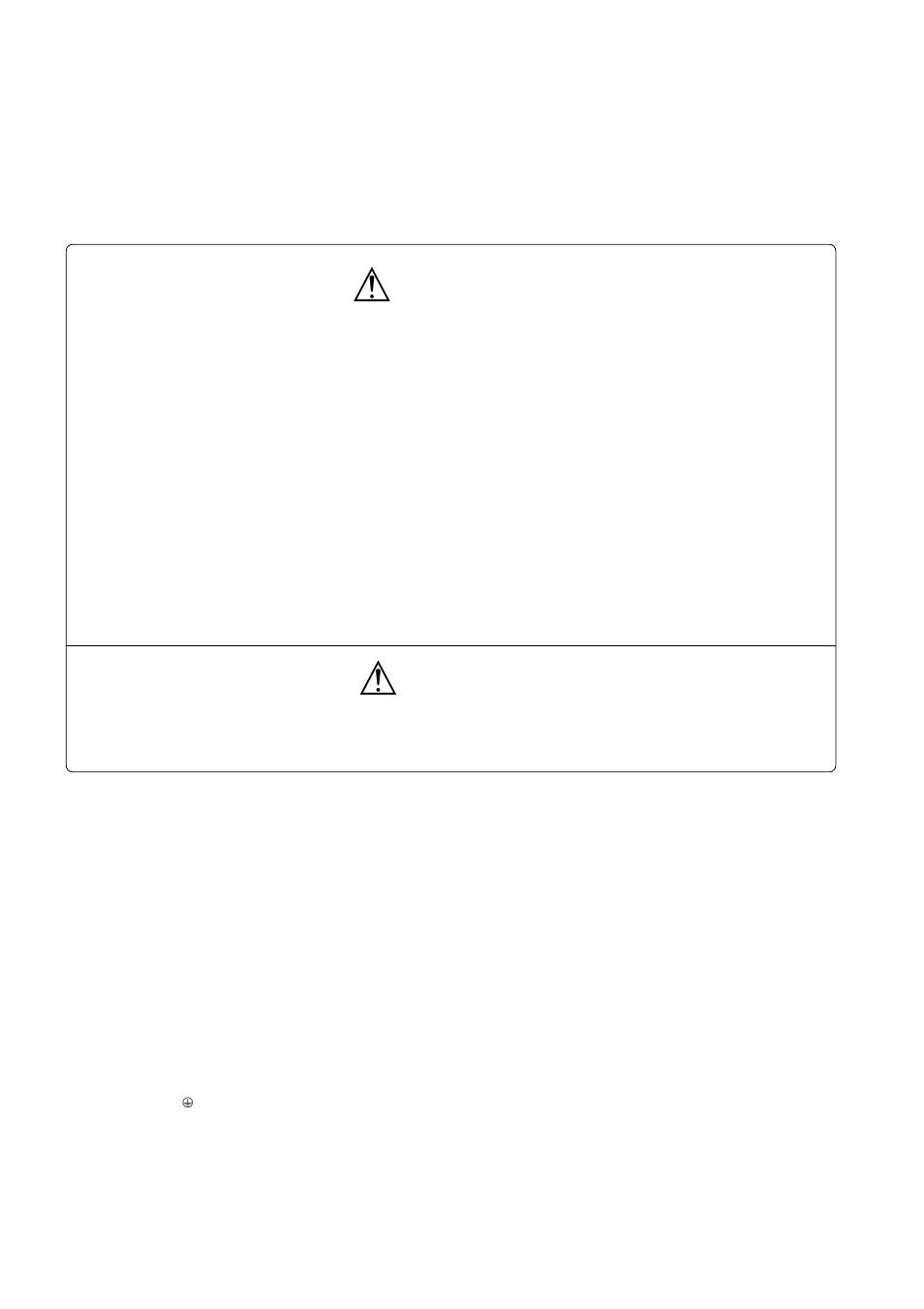 Avvertenze, Attenzione, Importante | Panasonic CUG95KE User Manual | Page 158 / 239