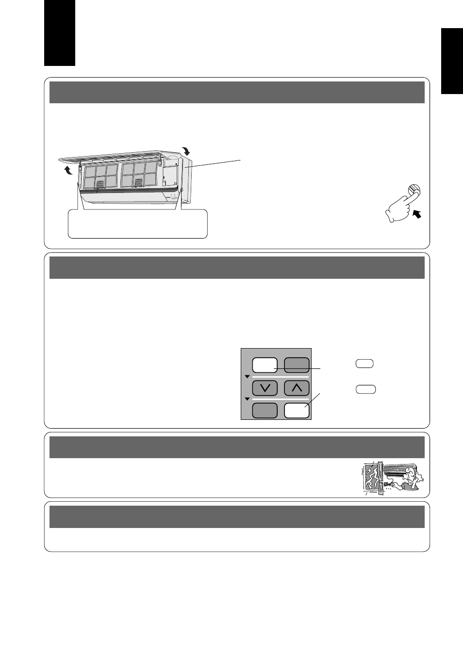 Helpful information, Remote control fails to function, Voltage fluctuation | When there is a power failure, Thunder and lightning | Panasonic CUG95KE User Manual | Page 27 / 239