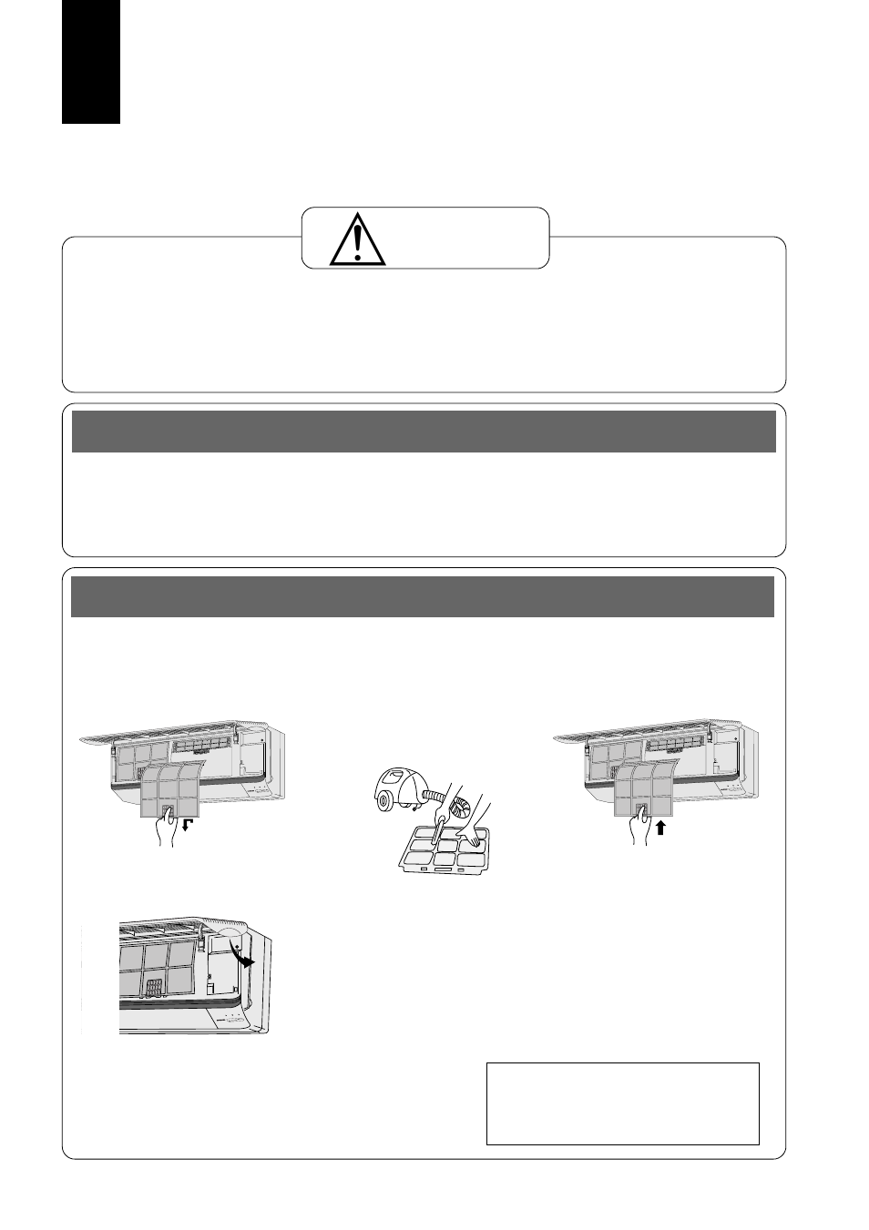 Cuidados e manutenção, Cuidado | Panasonic CUG95KE User Manual | Page 46 / 239