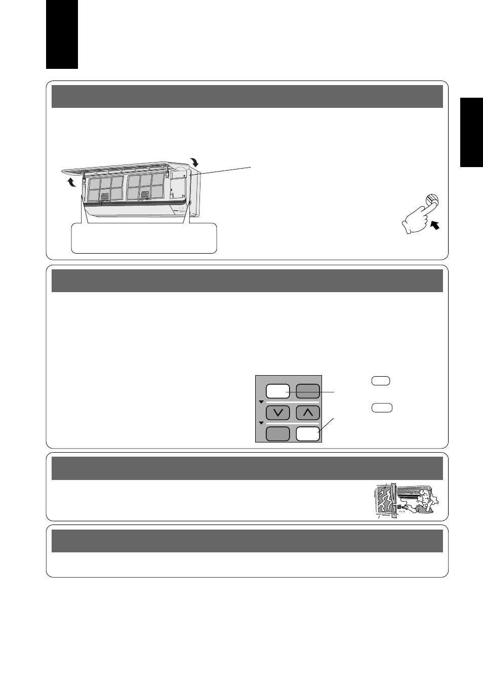 Informação útil, O controlo remoto não funciona, Flutuação da tensão | Quando surge um falho de corrente, Trovoadas | Panasonic CUG95KE User Manual | Page 53 / 239