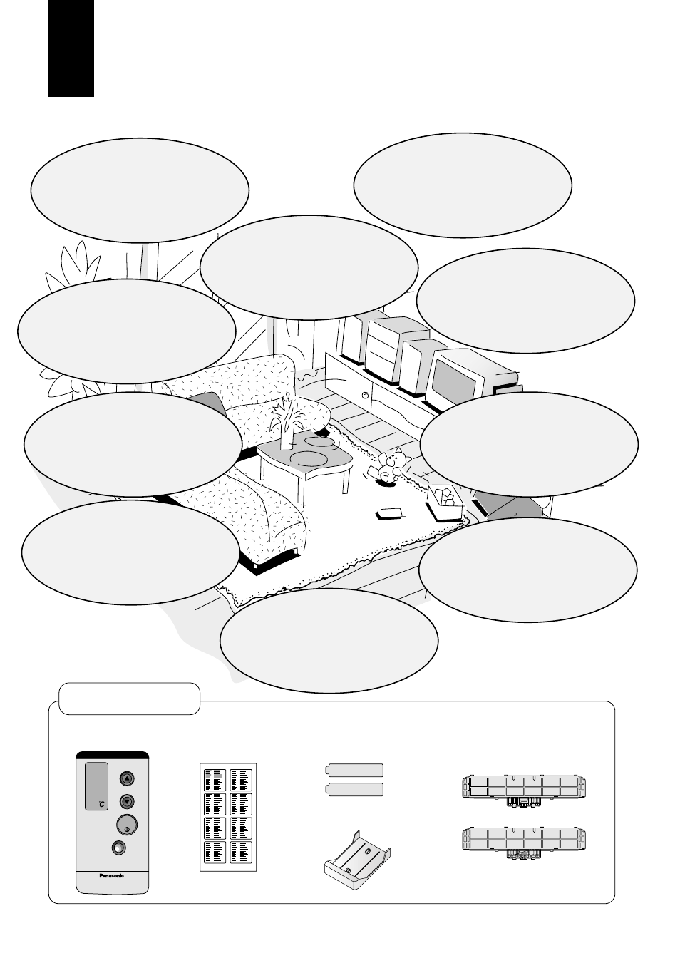 Merkmale und zubehör, Zubehörteile | Panasonic CUG95KE User Manual | Page 56 / 239