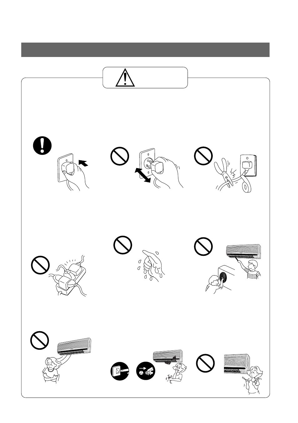 Wichtige betriebshinweise, Vorsicht | Panasonic CUG95KE User Manual | Page 58 / 239