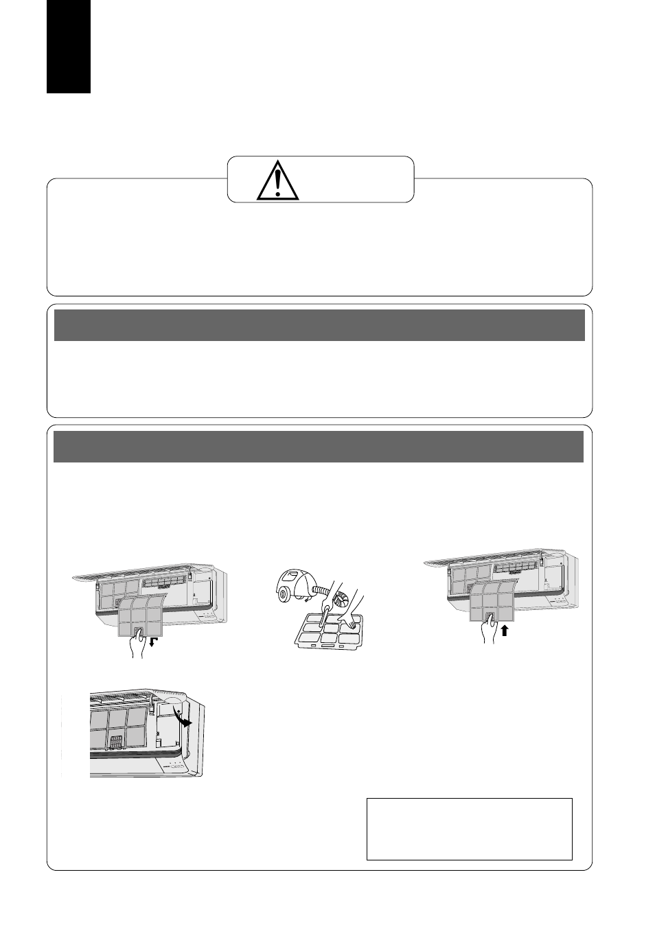 Pflege und wartung, Vorsicht | Panasonic CUG95KE User Manual | Page 72 / 239