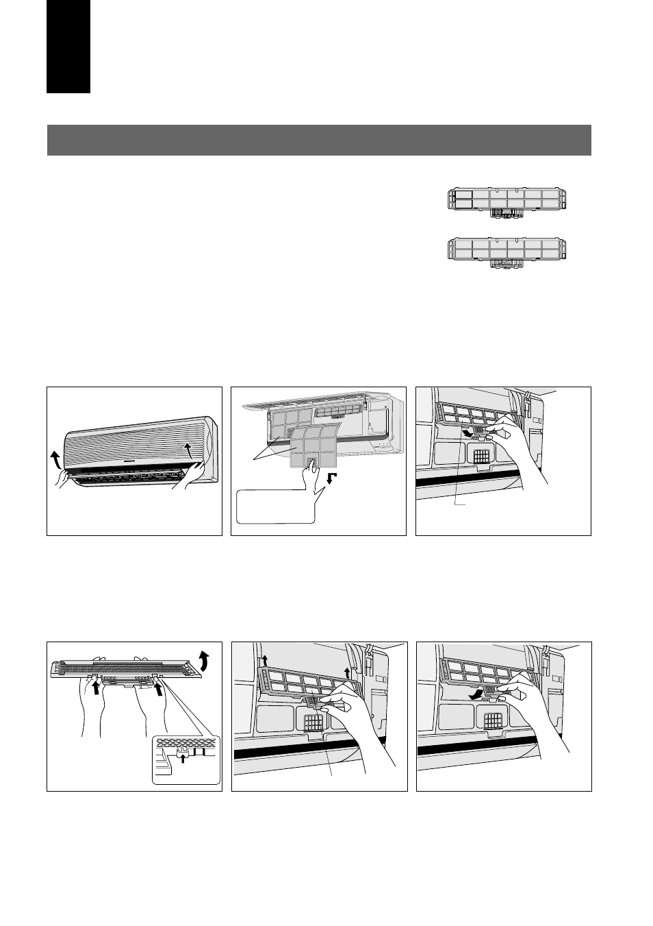 Pflege und wartung, Auswechseln der feinfilter | Panasonic CUG95KE User Manual | Page 74 / 239