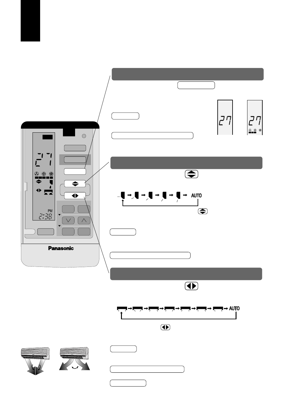 Appuyez sur la touche, Appuyez sur la touche fan speed, Sleep | Contrôle automatique de la vitesse du ventilateur | Panasonic CUG95KE User Manual | Page 92 / 239