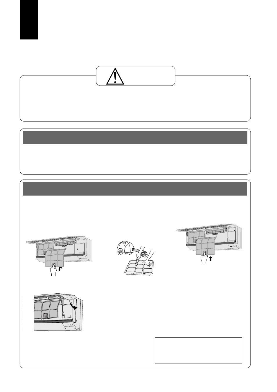 Soin et entretien, Attention | Panasonic CUG95KE User Manual | Page 98 / 239