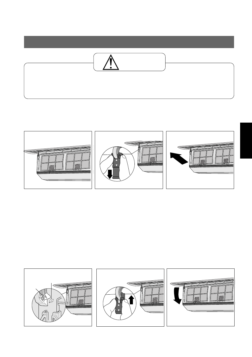 Attention | Panasonic CUG95KE User Manual | Page 99 / 239