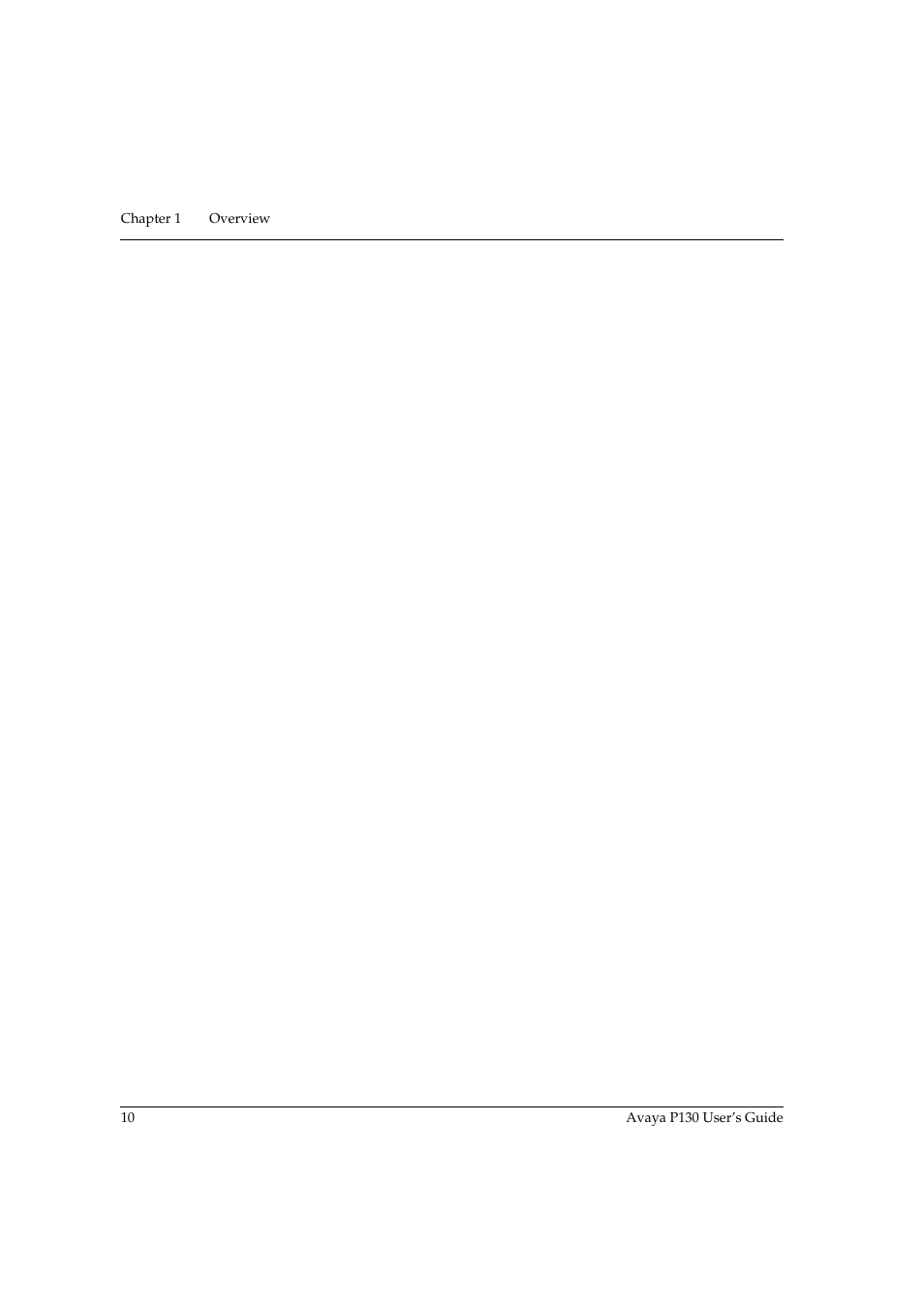 Avaya P130 User Manual | Page 24 / 160