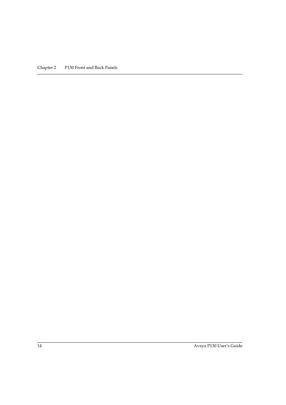 Avaya P130 User Manual | Page 28 / 160