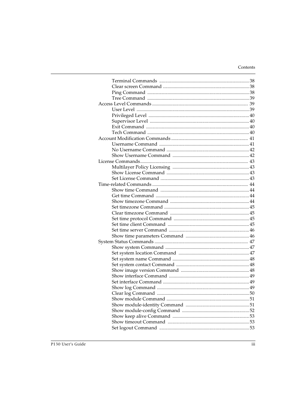 Avaya P130 User Manual | Page 5 / 160