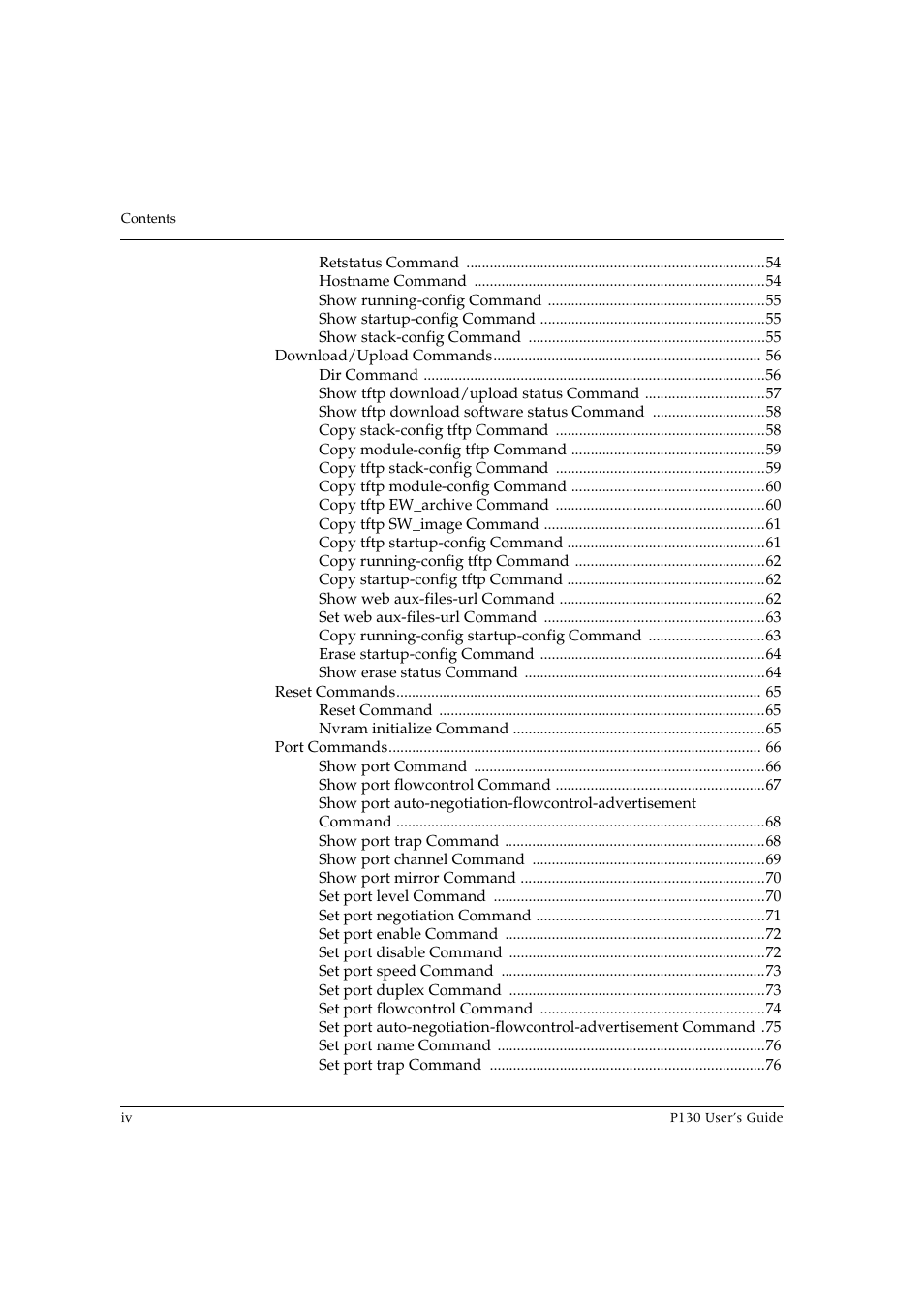 Avaya P130 User Manual | Page 6 / 160