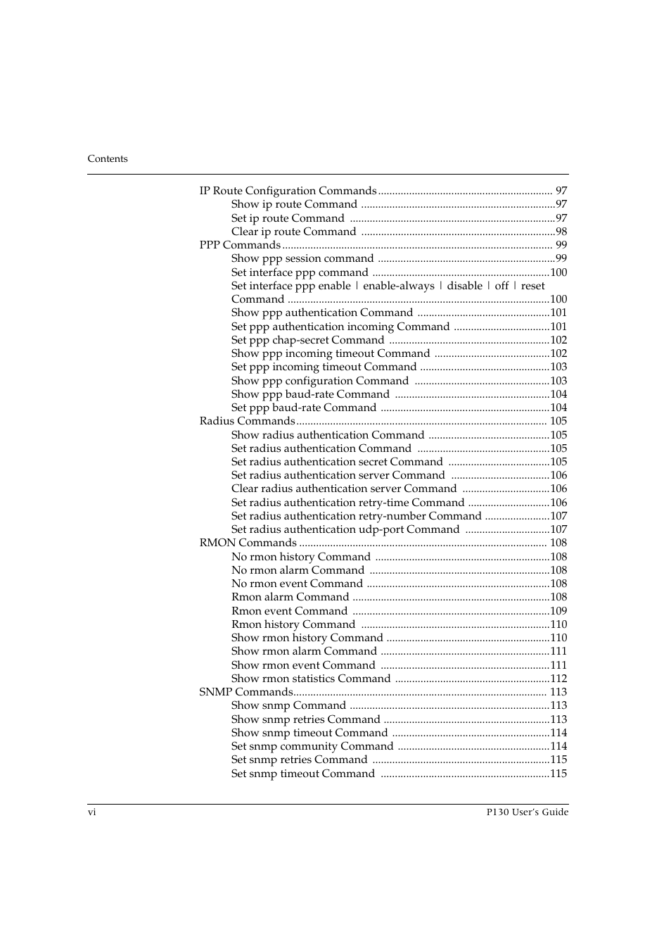 Avaya P130 User Manual | Page 8 / 160