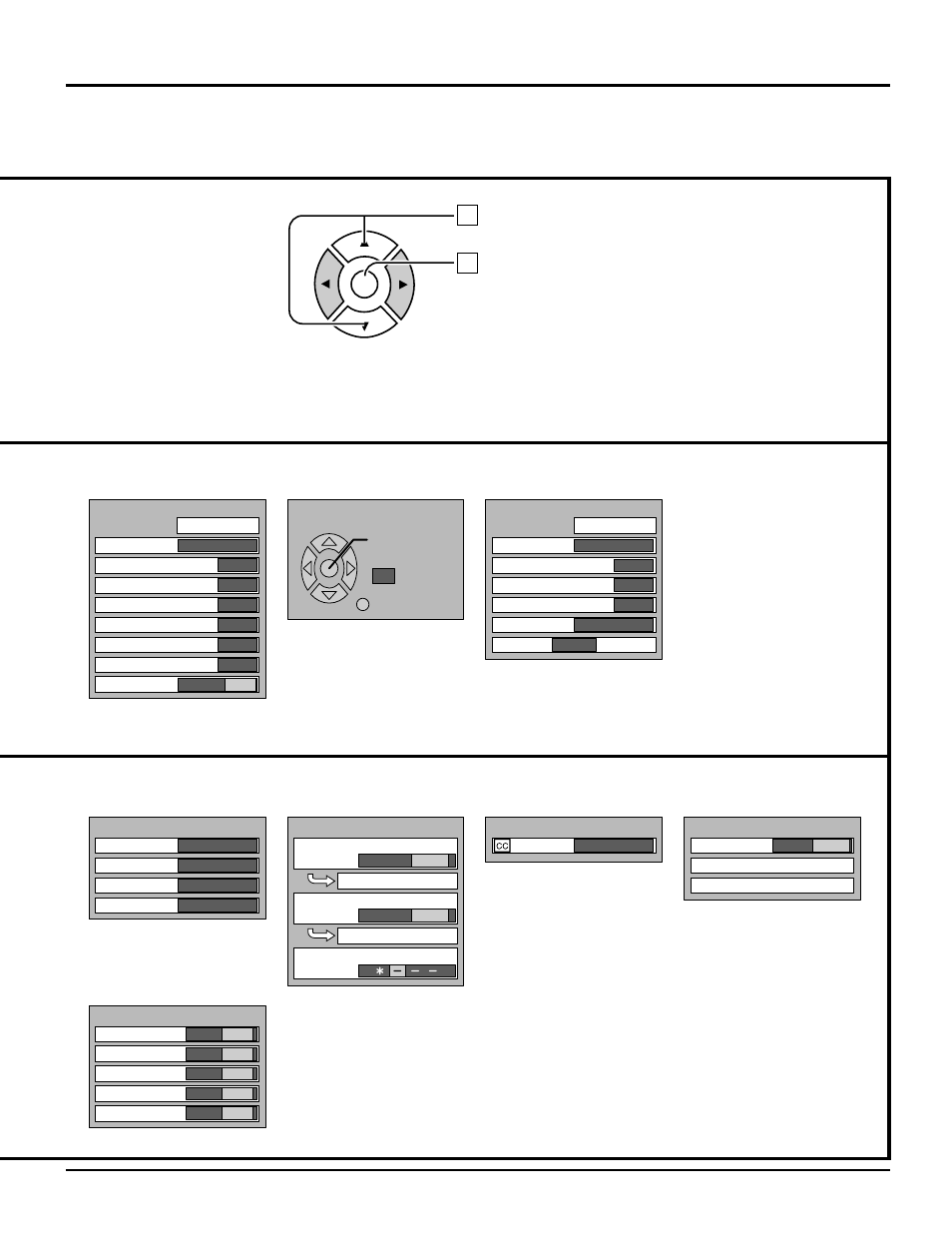 Organigrama de menús de televisión | Panasonic TC22LT1 User Manual | Page 15 / 36