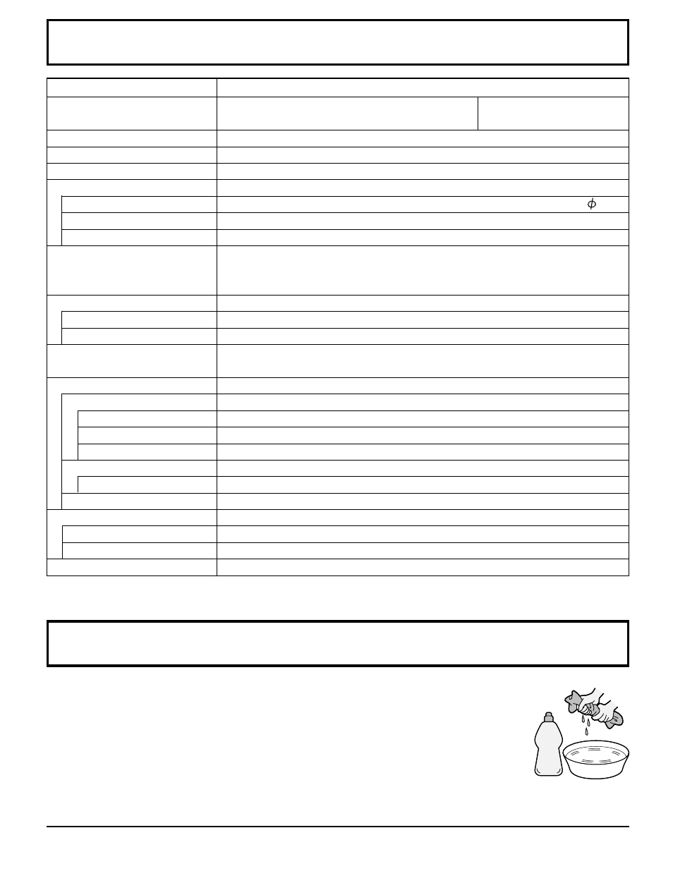 Especificaciones, Mantenimiento | Panasonic TC22LT1 User Manual | Page 35 / 36