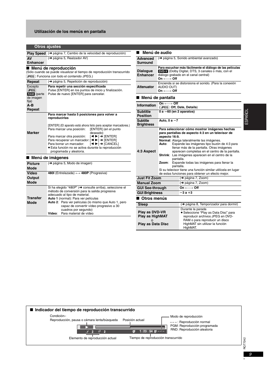 Panasonic DVDS27PX User Manual | Page 9 / 28