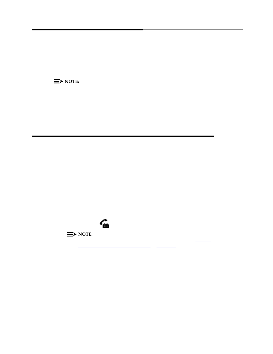 Calling a party from the web access application, Receiving calls | Avaya 4630 User Manual | Page 36 / 114