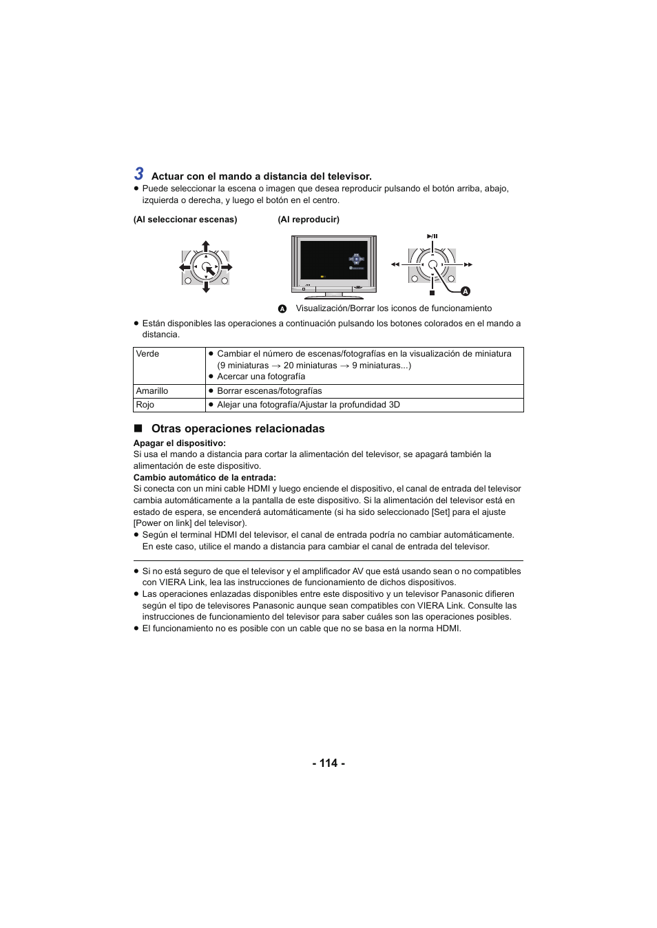 Panasonic HCX929EG User Manual | Page 114 / 203