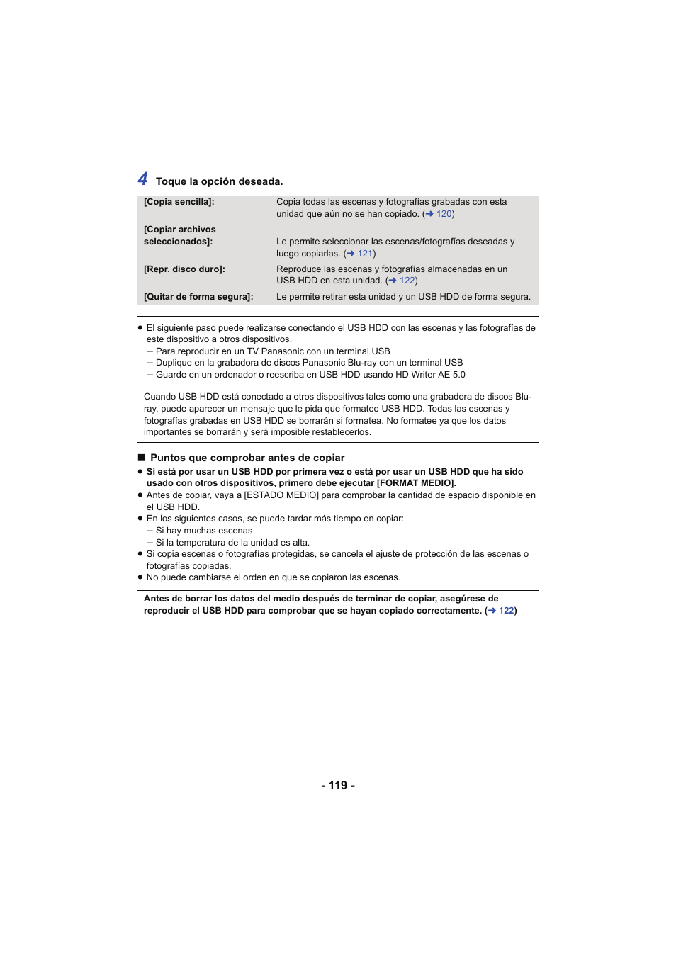 Panasonic HCX929EG User Manual | Page 119 / 203