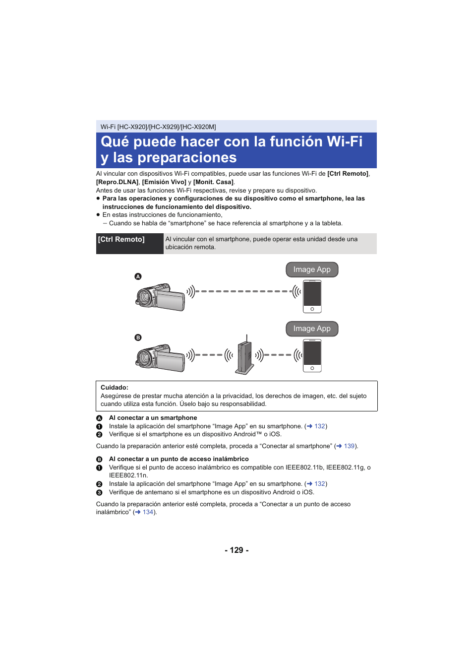 Panasonic HCX929EG User Manual | Page 129 / 203