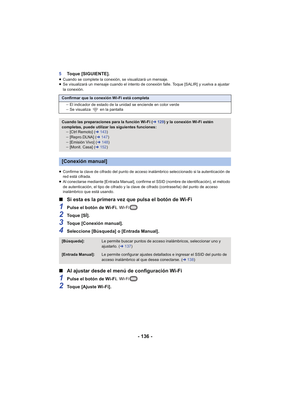 Panasonic HCX929EG User Manual | Page 136 / 203