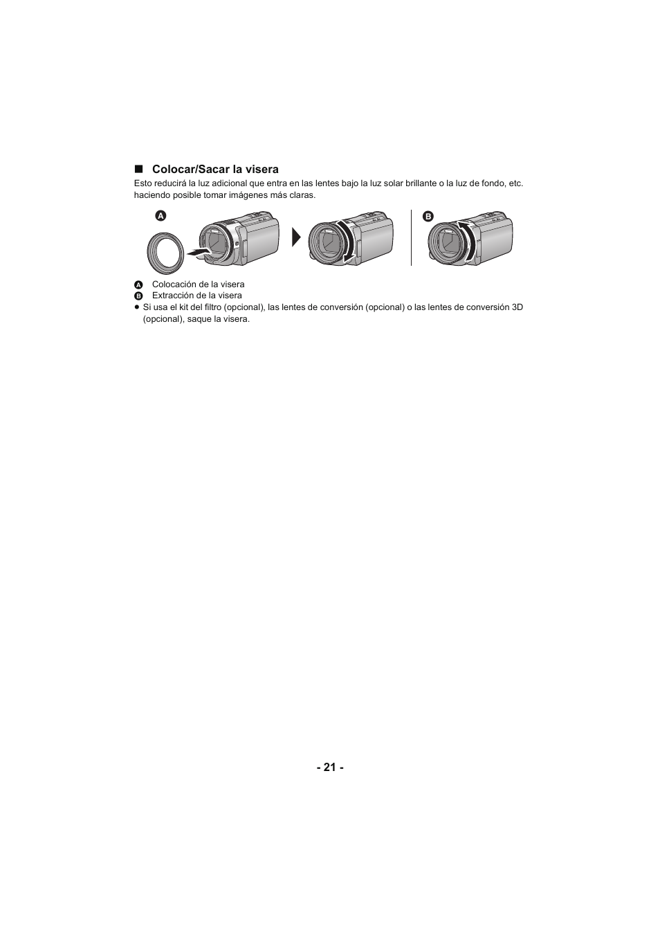 Panasonic HCX929EG User Manual | Page 21 / 203