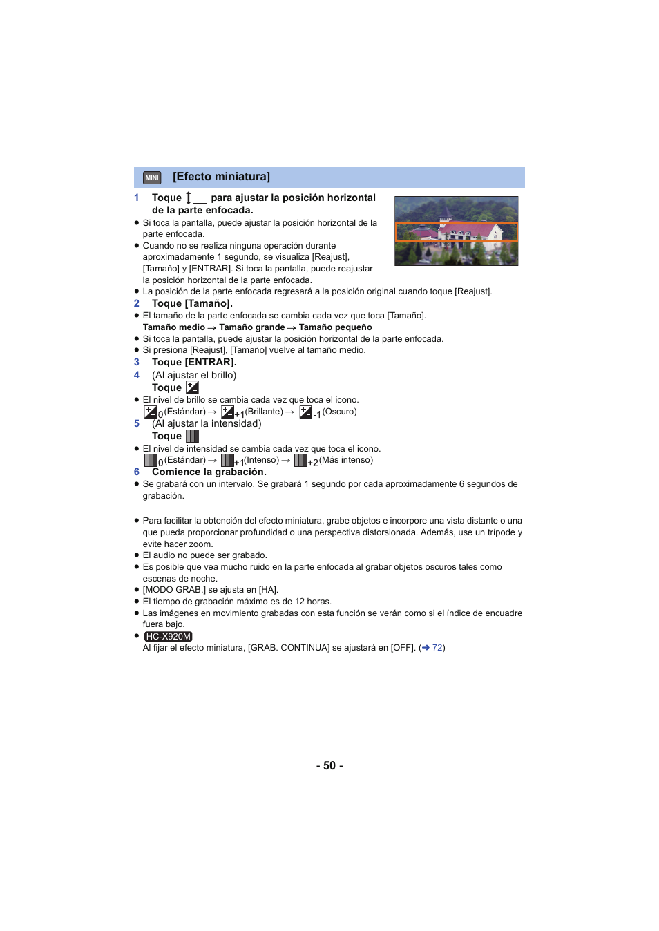 L 50 | Panasonic HCX929EG User Manual | Page 50 / 203