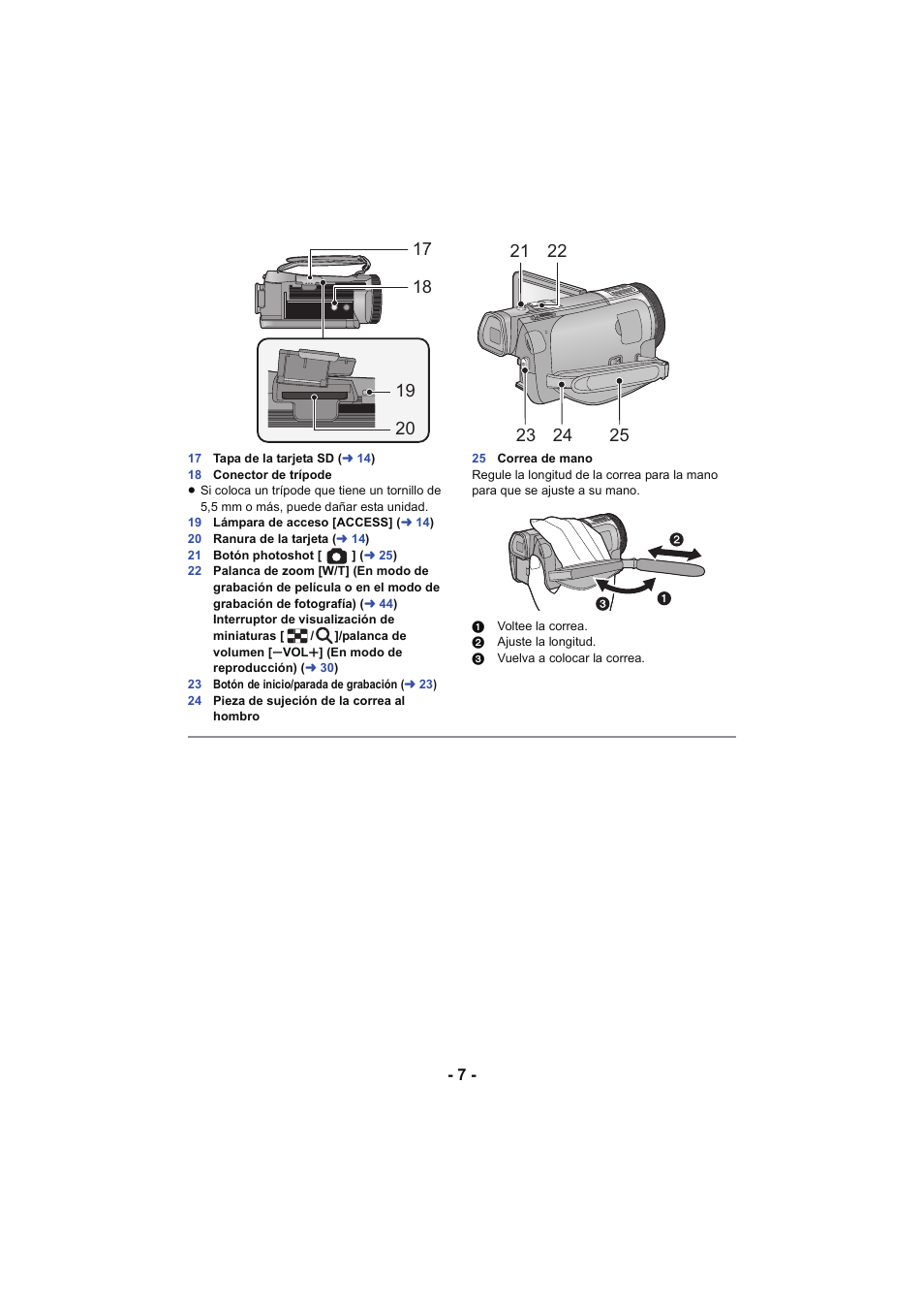 Panasonic HCX929EG User Manual | Page 7 / 203