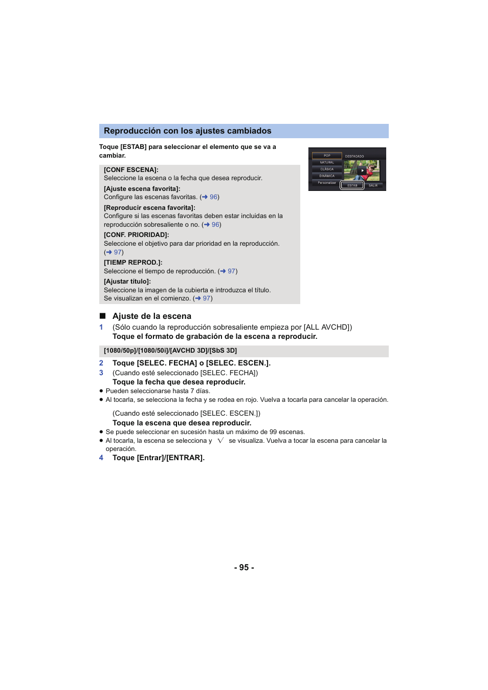 Panasonic HCX929EG User Manual | Page 95 / 203