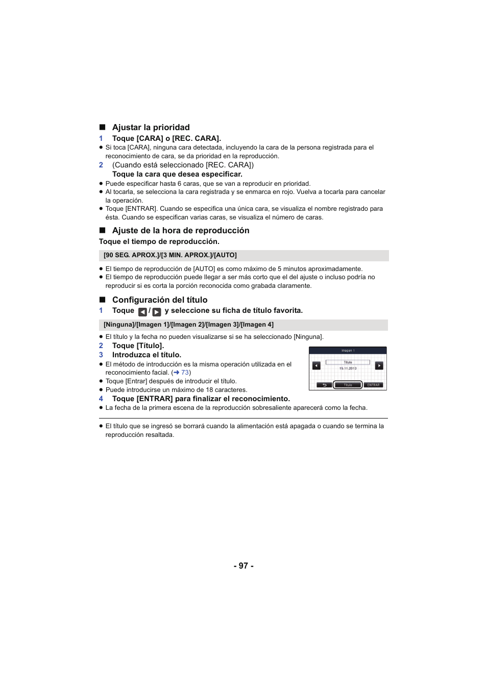 L 97 | Panasonic HCX929EG User Manual | Page 97 / 203