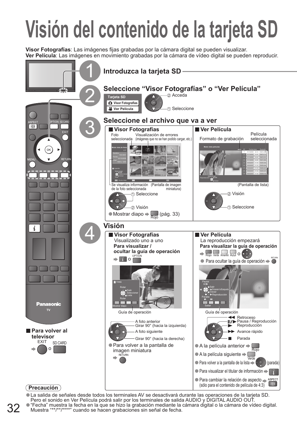 Panasonic TH50PZ700E User Manual | Page 32 / 48