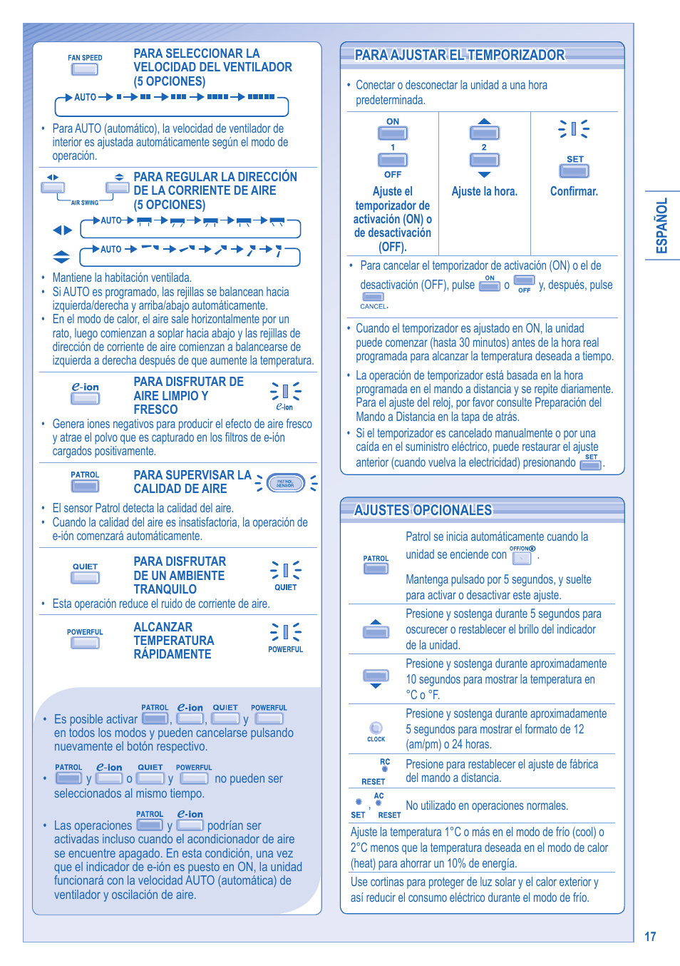 Panasonic CUE24HKE User Manual | Page 5 / 8